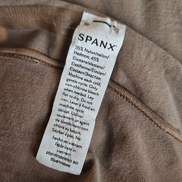 Spanx Tummy Control Hight‎ Waisted Power Short 1X Dark Nude Shapewear - Picture 10 of 11